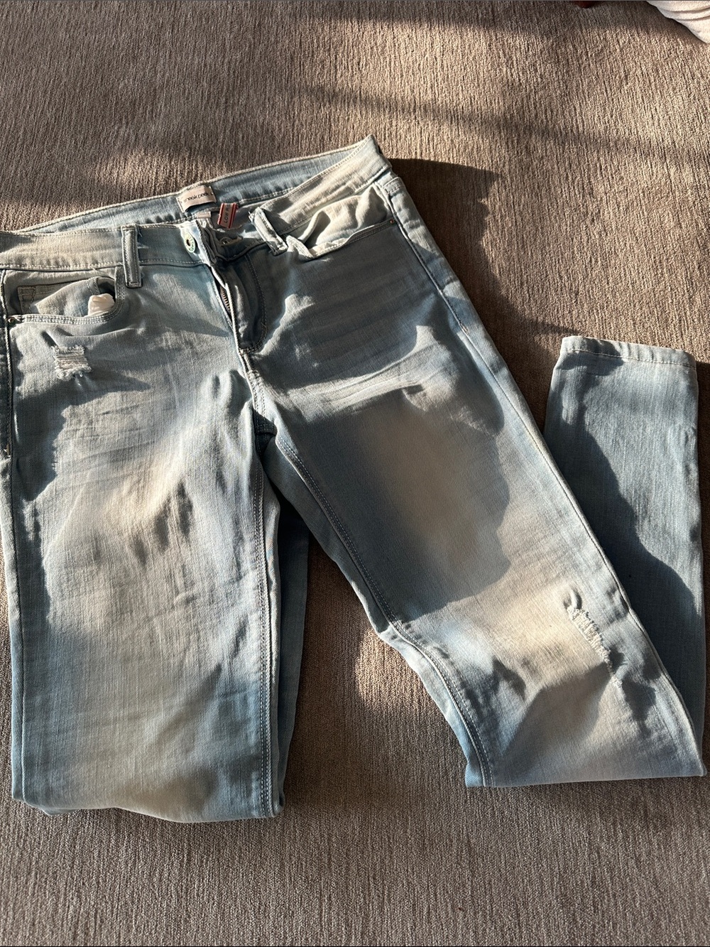 adidas Men's Slim Light Blue Denim Jeans